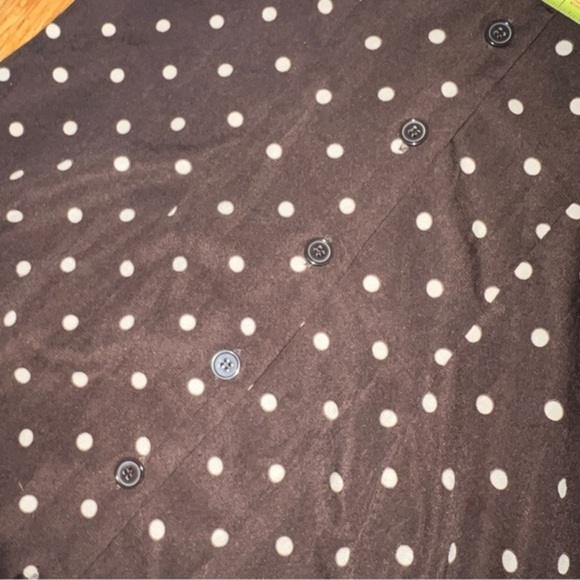 Studio I vintage polka dotted button down dress - Picture 5 of 7